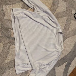 Romwe White Long Sleeve Shirt